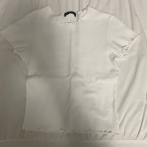 brandy melville ruffle top